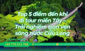 Top 5 điểm đến khi đi tour miền Tây – Trải nghiệm trọn vẹn sông nước Cửu Long