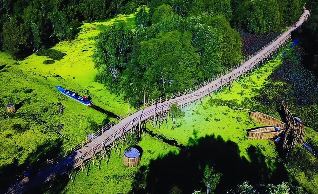 Tour miền Tây mùa nước nổi - Rừng tràm Trà Sư (An Giang)