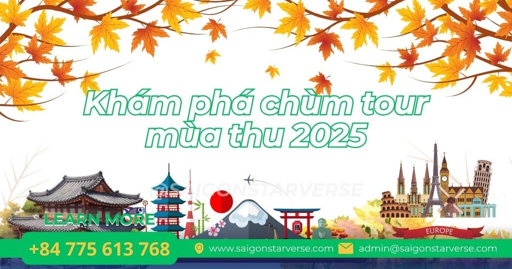 Ảnh tổng hợp các cảnh sắc mùa thu: Một góc lá đỏ Hàn Quốc, một góc lúa chín Sapa, một đôi chân đi trên thảm lá vàng.