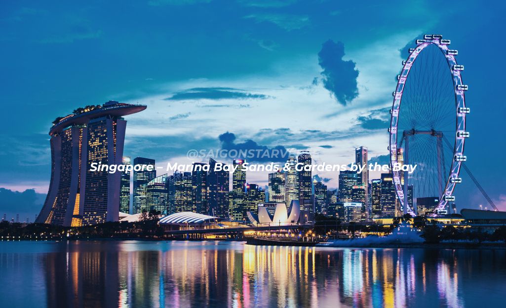 10 điểm đến nổi bật tại Đông Nam Á-Singapore – Marina Bay Sands & Gardens by the Bay