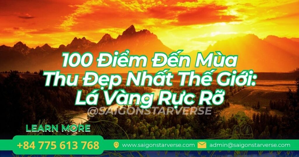 100 Điểm Đến Mùa Thu Đẹp Nhất Thế Giới: Lá Vàng Rực Rỡ