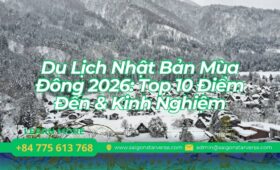Du Lịch Nhật Bản Mùa Đông 2026: Top 10 Điểm Đến & Kinh Nghiệm