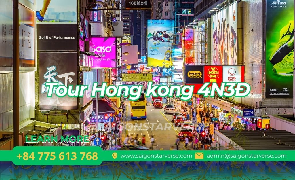 TOUR HONG KONG 4 NGÀY 3 ĐÊM TRỌN GÓI | TRẢI NGHIỆM DU THUYỀN CẢNG VICTORIA & KHÁM PHÁ CÁC ĐIỂM CHECK-IN ĐIỆN ẢNH
