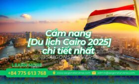 Du lịch Cairo 2025: Toàn cảnh thành phố nhìn từ Tháp Cairo.