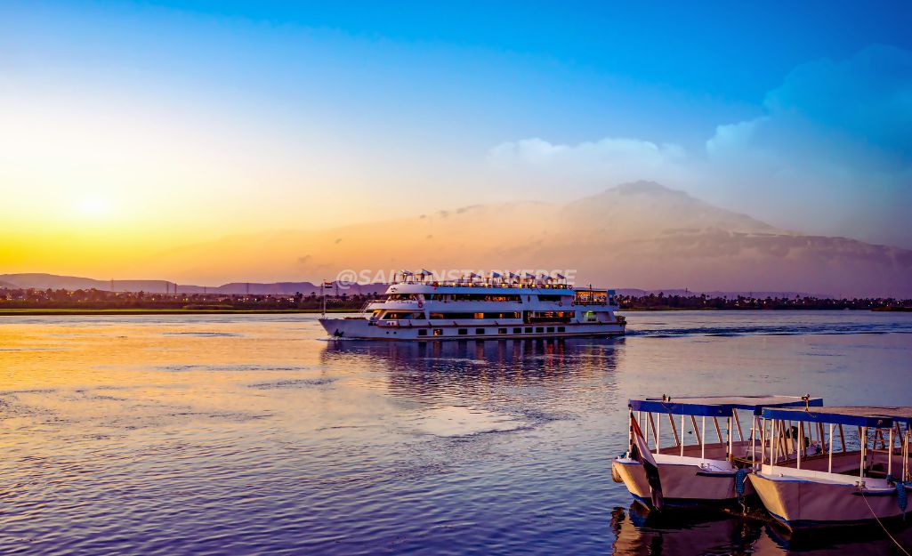 Trải nghiệm Du thuyền 5 sao Sông Nile sang trọng với hoàng hôn vàng