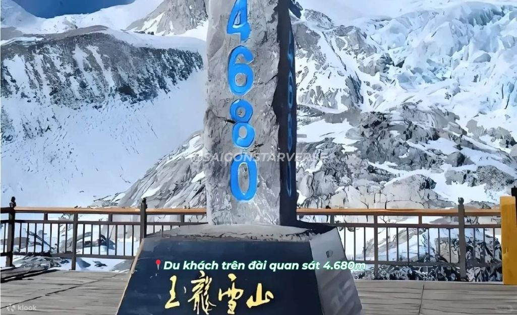 Việc leo cầu thang lên 4680m nên thực hiện từ từ, nghỉ ngơi hợp lý. Khi khám phá Núi tuyết Ngọc Long Tuyết Sơn Lệ Giang