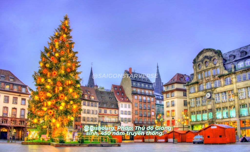 Chợ Giáng sinh Strasbourg, Pháp - Thủ đô Giáng sinh