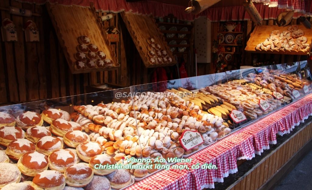 Chợ Wiener Christkindlmarkt, Vienna, Áo - Lãng mạn Cổ điển