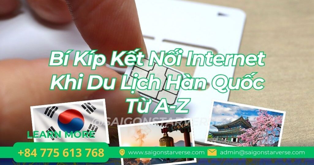 4G/5G Là "Mạng Sống" – Bí Kíp Kết Nối Internet Khi Du Lịch Hàn Quốc Từ A-Z
