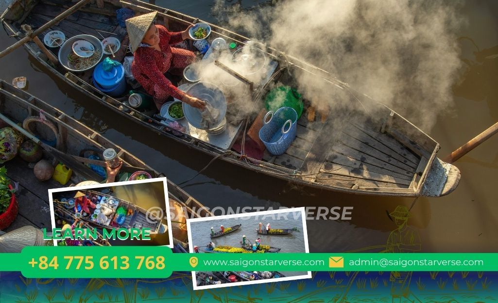 Du lịch gia đình cuối tuần-khám phá chợ nổi ở Cần Thơ