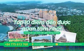 Top 10 điểm đến được quan tâm nhất trong tuần qua (tính đến giữa tháng 1/2026).